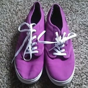 Old skool purple vans